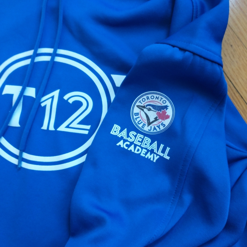 EUC Men's Large Blue Jays Baseball Academy Hoodie